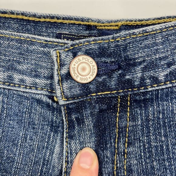 U.S. Polo Association Men's Carpenter Denim Shorts Sz 42 Long Hiking Camping - Picture 9 of 16